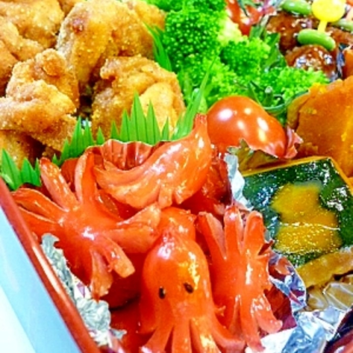 お弁当 定番 タコさんウインナー レシピ 作り方 By ひろこう0013 楽天レシピ